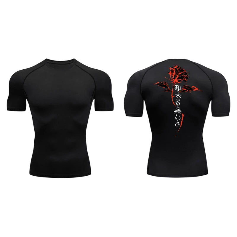 Death Flower Compression Shirt (Short Sleeve)