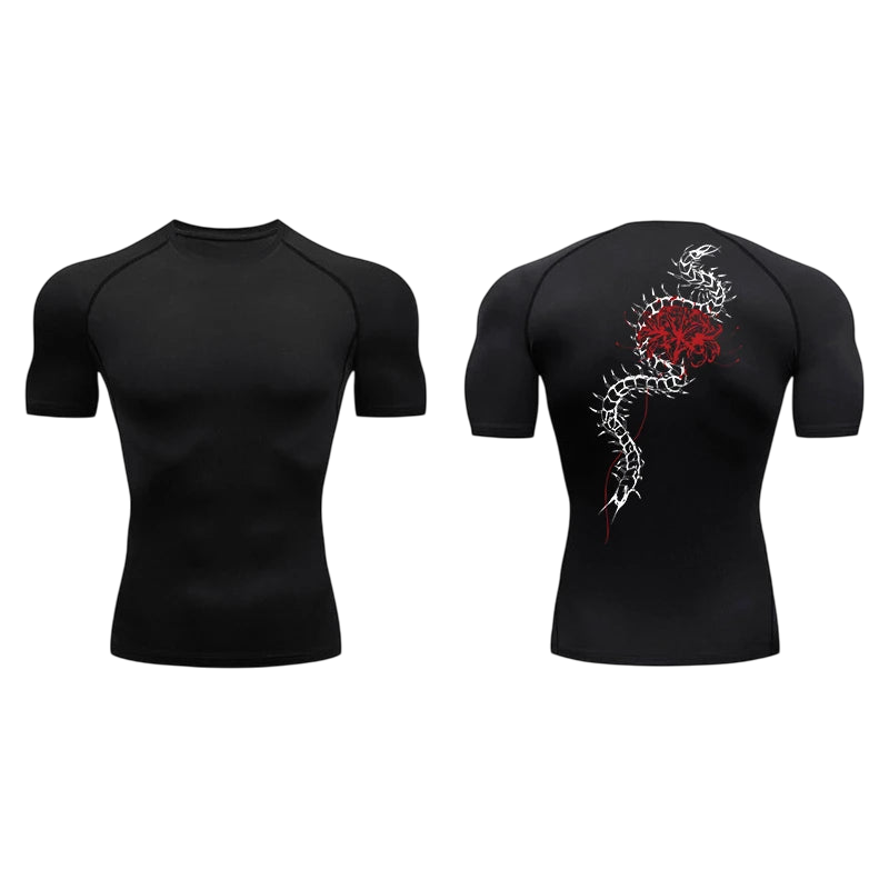 Shadow Serpent Compression Shirt (Short Sleeve)