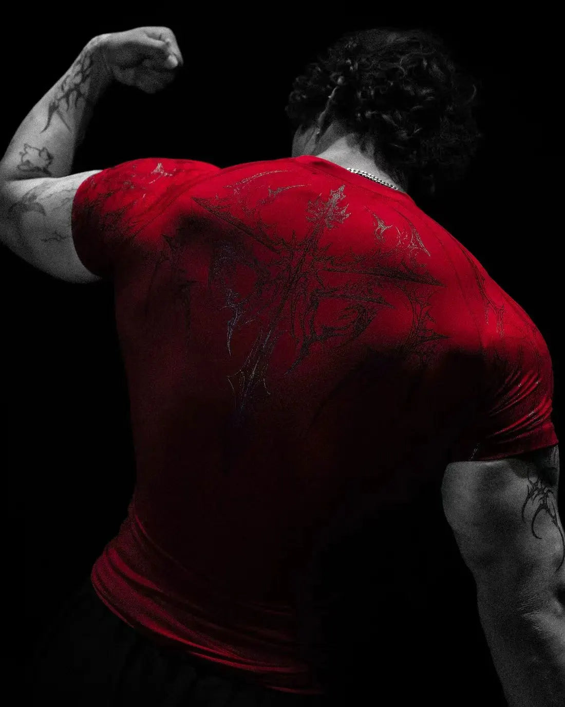 Red (Black Design) Revenant Compression Shirt
