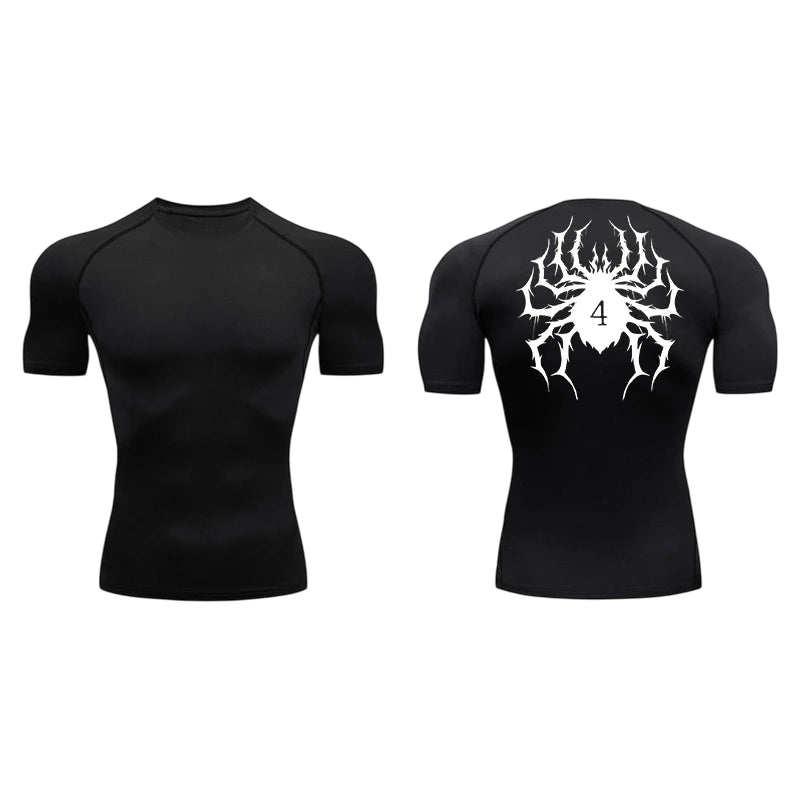 Hxh Spider Compression Shirt (Short Sleeve)