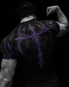Black (Purple Design) Revenant Compression Shirt