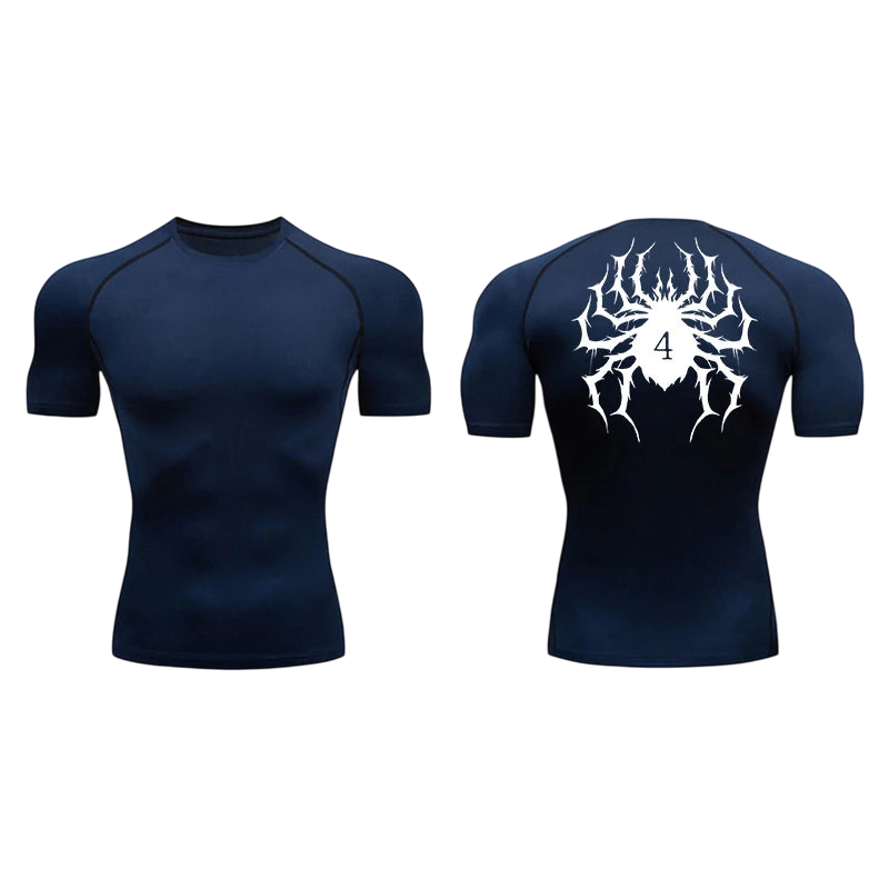 Hxh Spider Compression Shirt (Short Sleeve)